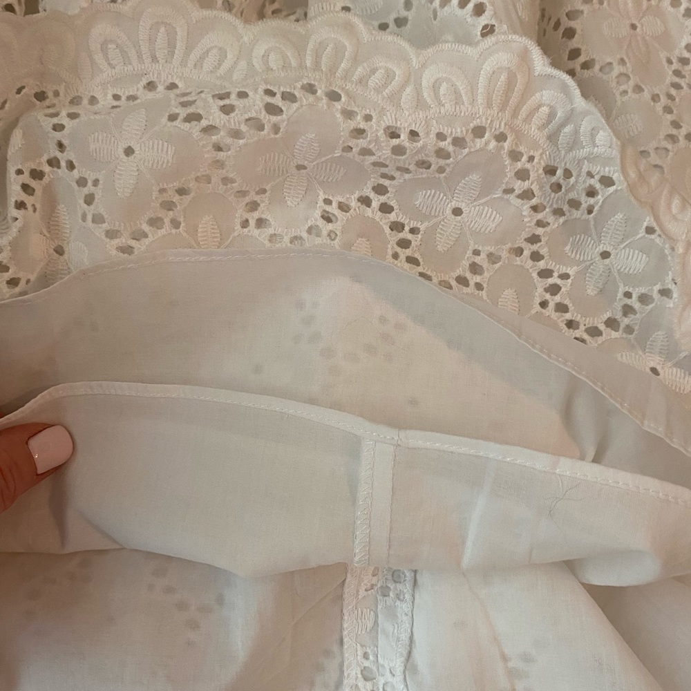 Lilly Pulitzer Halter Dress Charleston Eyelet Size 4 74702 Resort White -NWT - Picture 5 of 9